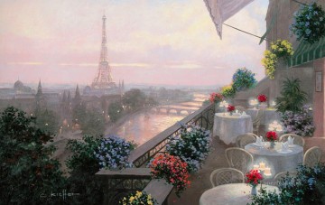 風景 Painting - パリのストリートシーン 45